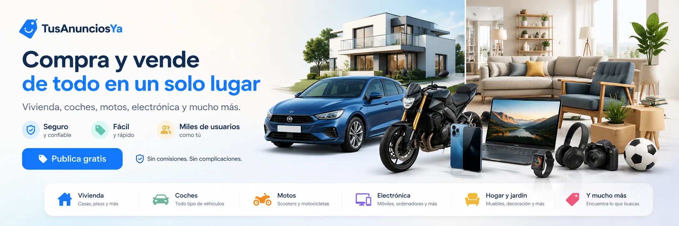 TusAnunciosYa: vivienda, coches, motos, electrónica, hogar y más